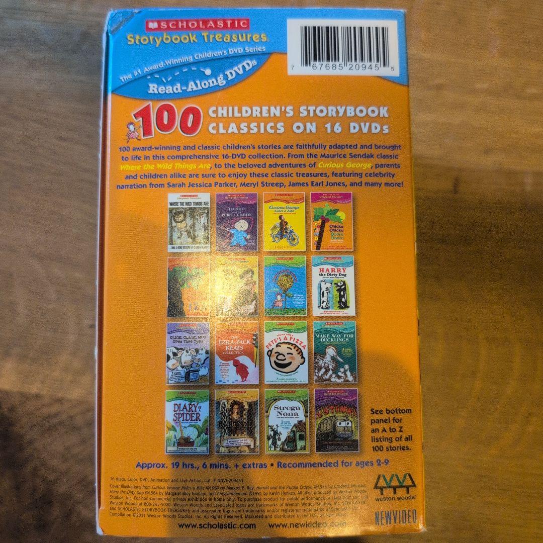 洋書 Treasury of 100 Storybook Classics 16DVD