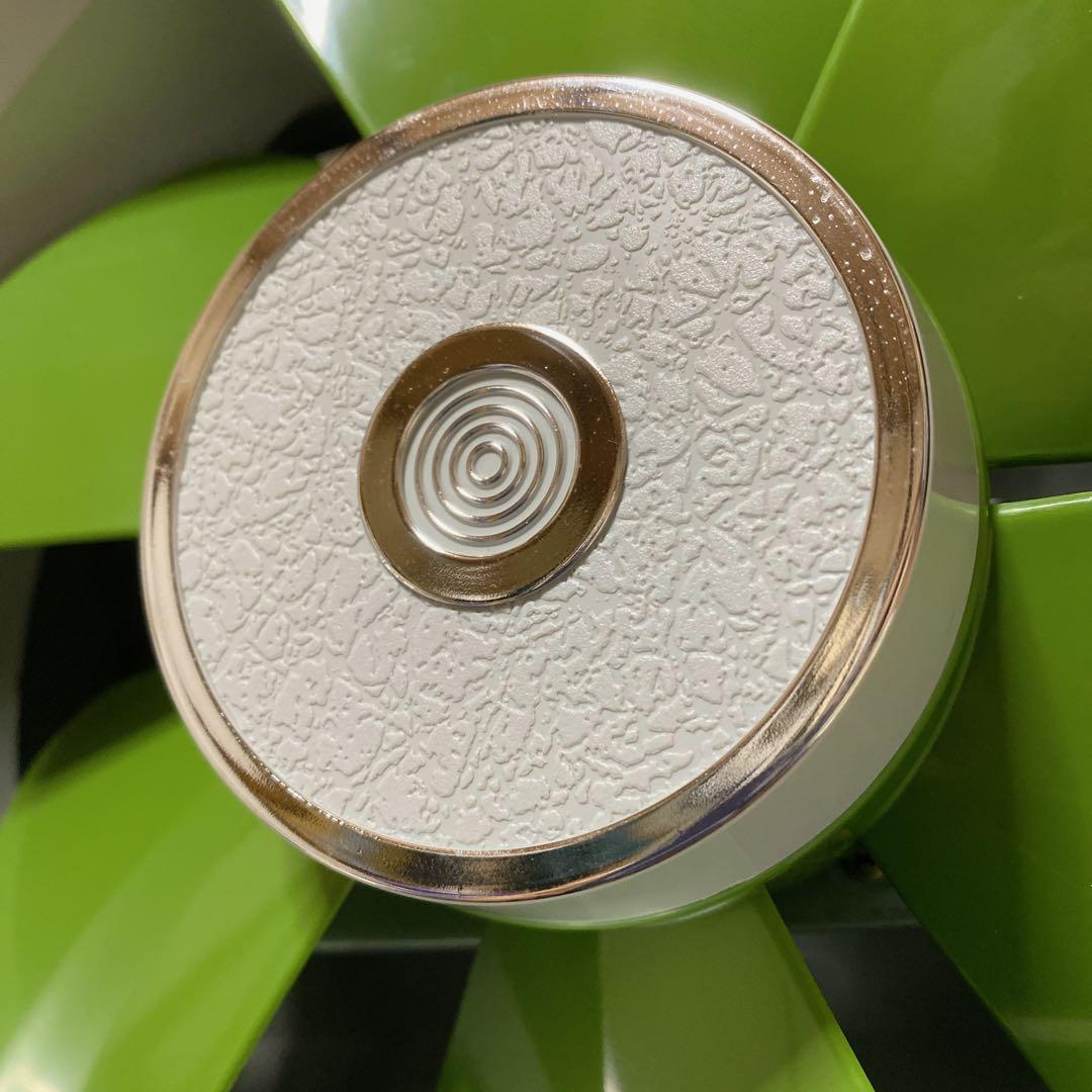 未使用 換気扇 緑　グリーン　昭和レトロ　KP-251S伸興電機　25㎝