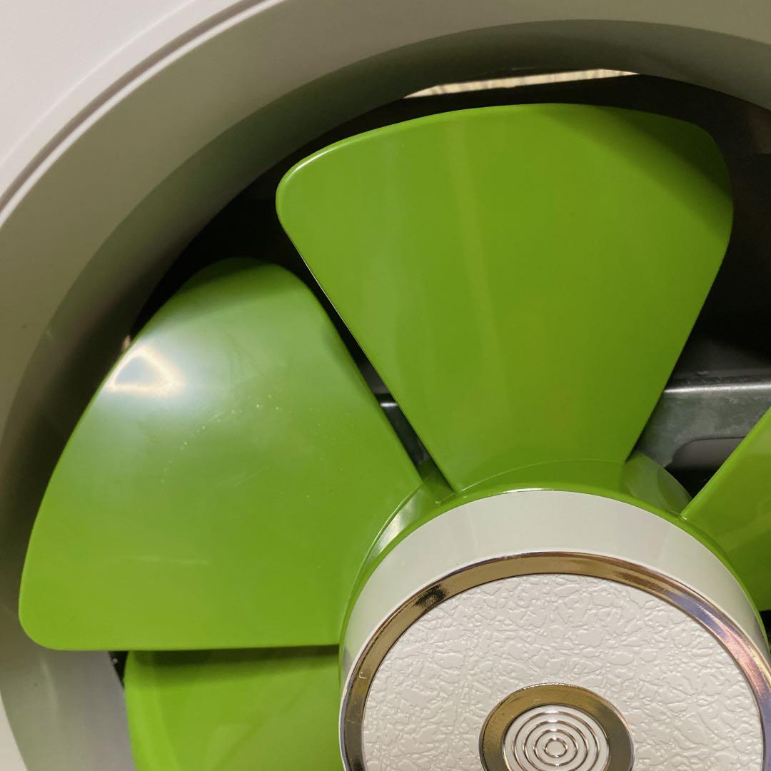 未使用 換気扇 緑　グリーン　昭和レトロ　KP-251S伸興電機　25㎝