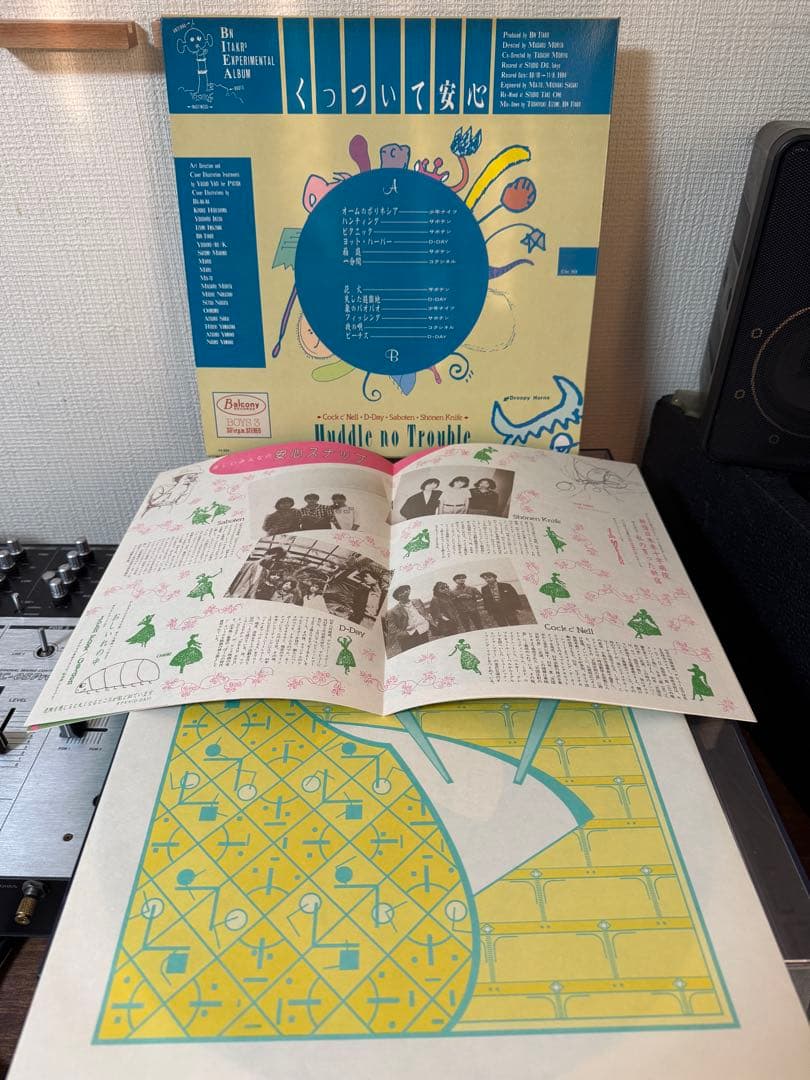 Shonen Knife 少年ナイフ Huddle no Trouble LP