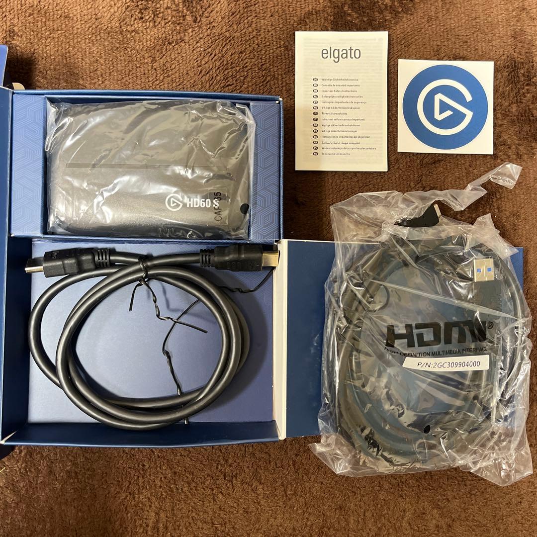 Elgato HD60 S キャプチャーボード　(箱、付属品あり)