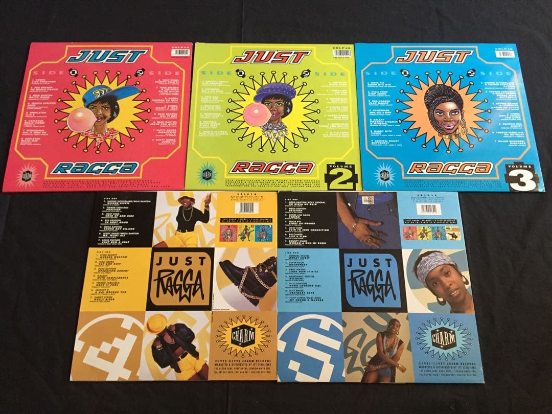 ★Just Ragga Vol.1/2/3/4/5 LP5枚セット[QZJN6]
