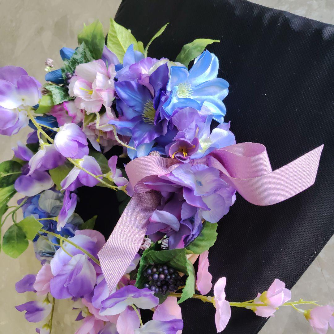 ★海月★様リクエスト【30×45】藤の花フラワーリース