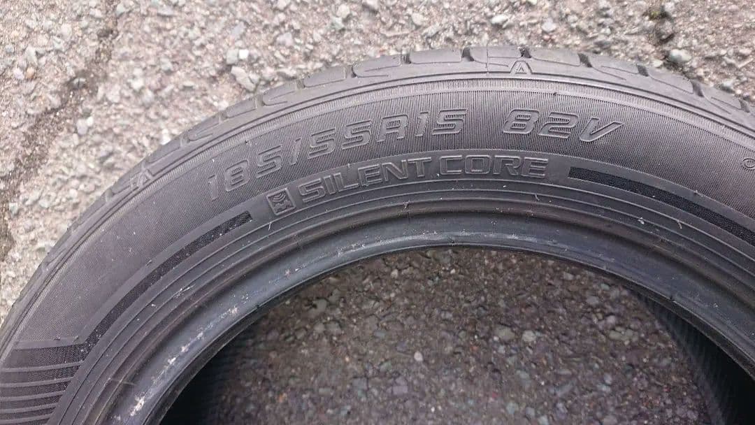 ダンロップ ルマン5プラス. 185/55R15.24年製．8分山．4本　セット