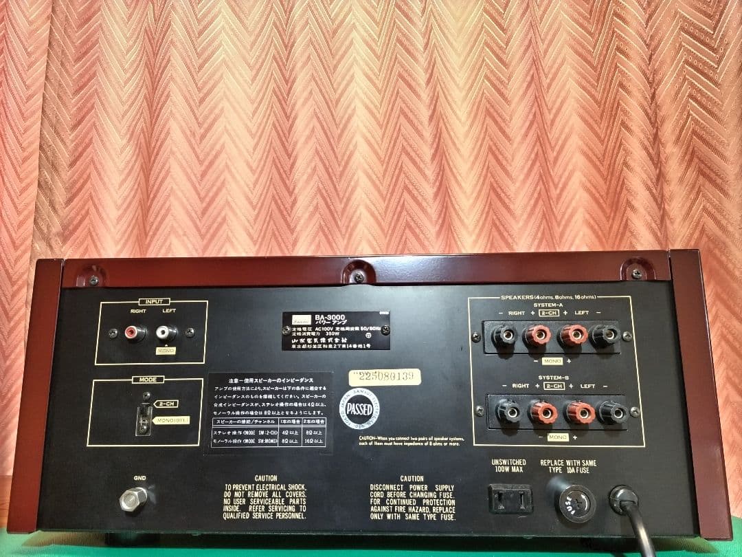 y*7様 Sansui サンスイ BA-3000 パワーアンプ