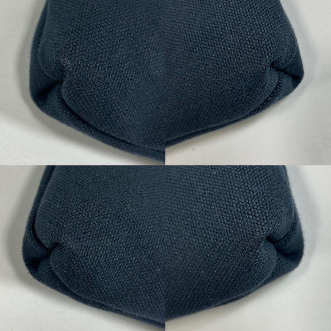 【新品同様/ポーチ付】バーバリーズ ヴィンテージ ボストンバッグ 手提げ 紺
