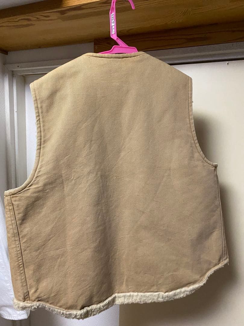 Carhartt ベージュ ベストボア