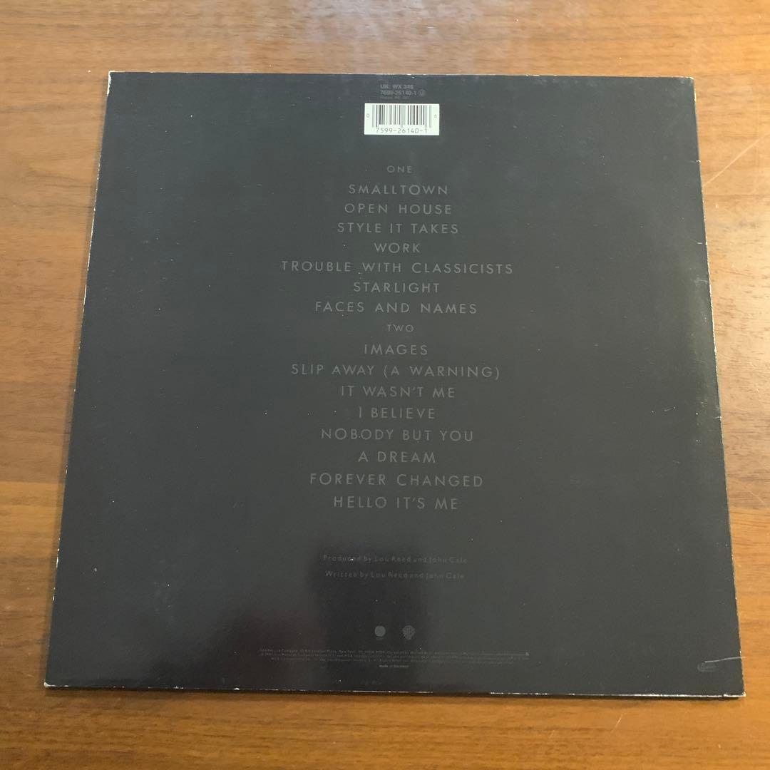 洋楽 Lou Reed John Cale Songs for drella lp