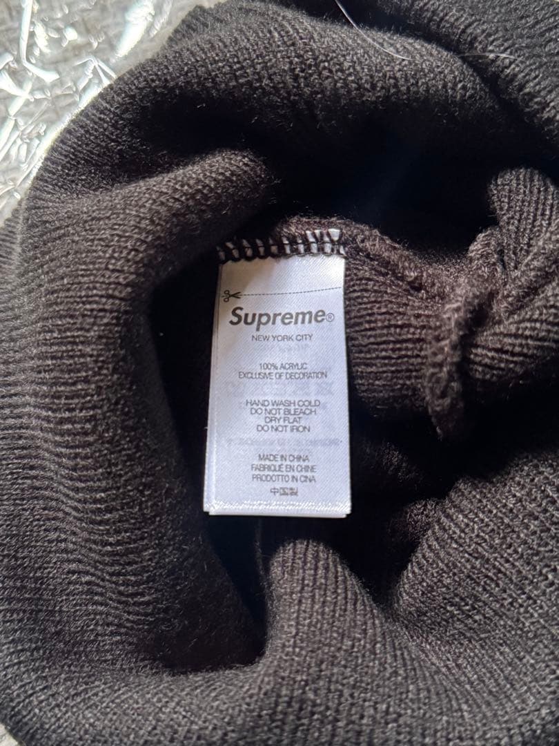 帽子 Supreme x Art Dealer tag banie black