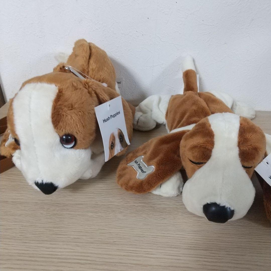 新品　Hush Puppies 犬型　ぬいぐるみ　ショルダーバッグ　ポシェット