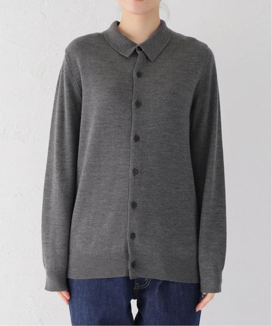 MUSE DEUXIEME CLASSE * WISH ポロカーディガン 紺