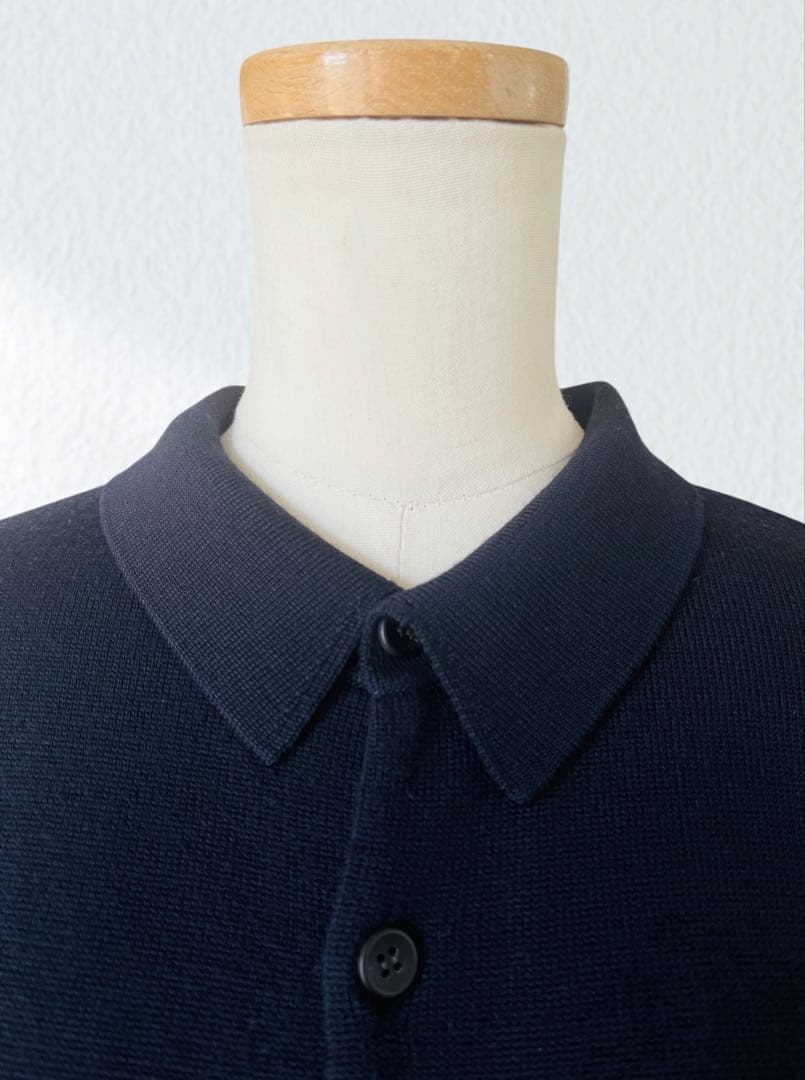 MUSE DEUXIEME CLASSE * WISH ポロカーディガン 紺