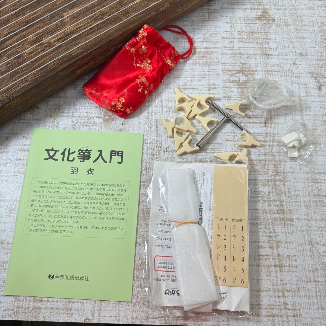 ゼンオン 文化琴 羽衣 ケース付き　美品　付属品多数　Zenon