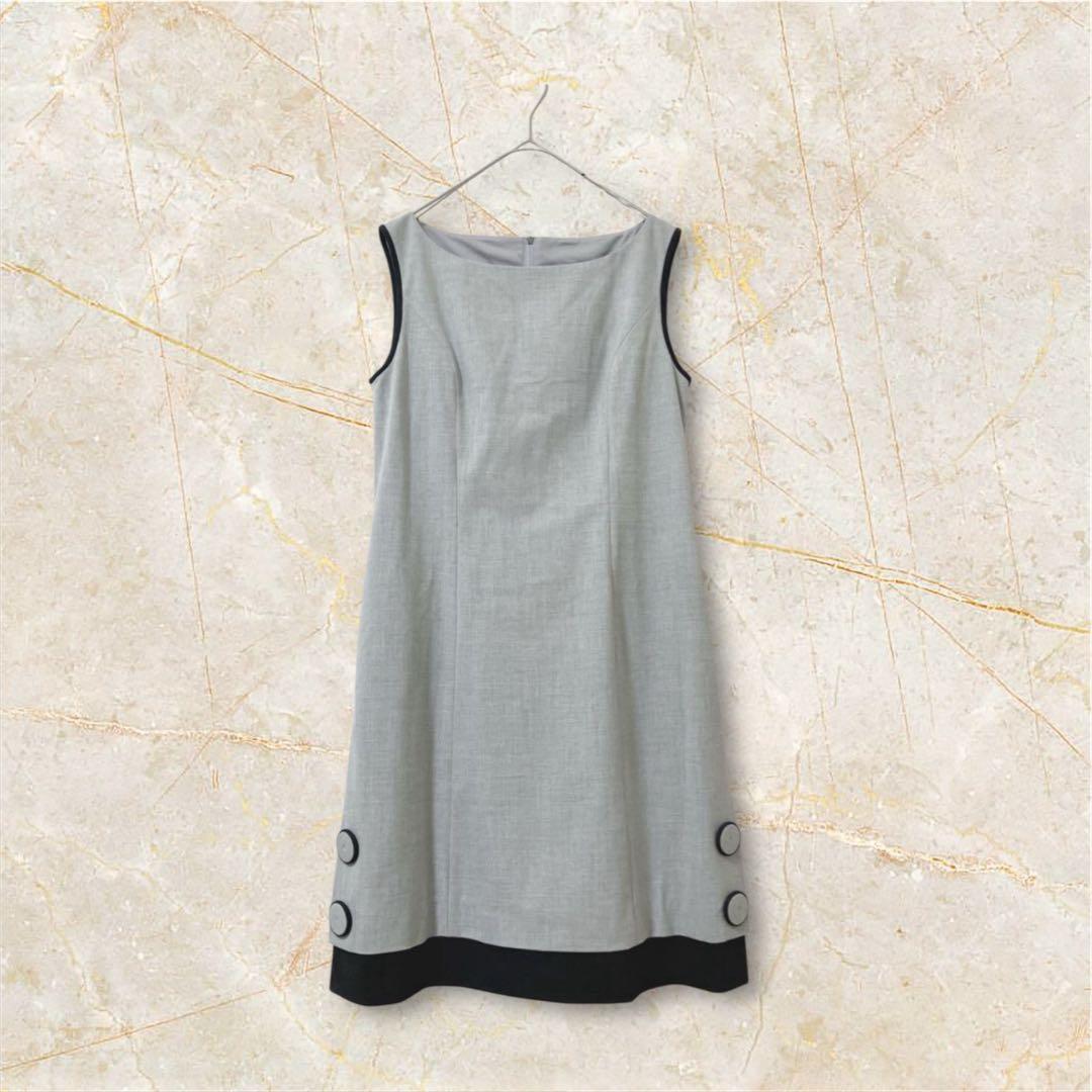 チヒロ様 美品　Foxey Newyork フォクシーワンピース　グレー　38