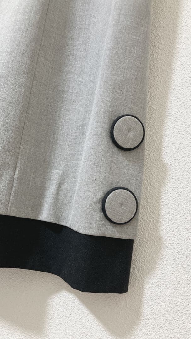 チヒロ様 美品　Foxey Newyork フォクシーワンピース　グレー　38