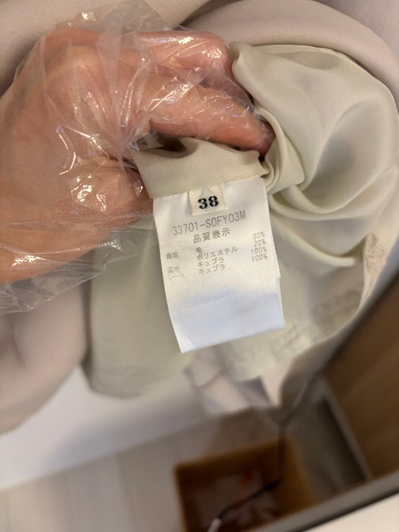 フォクシー　半袖 Aライン ワンピース 38