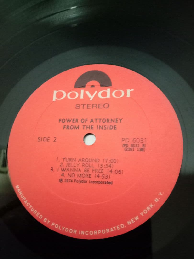 Power Of Attorney　レアグルーヴ　SOUL FUNK
