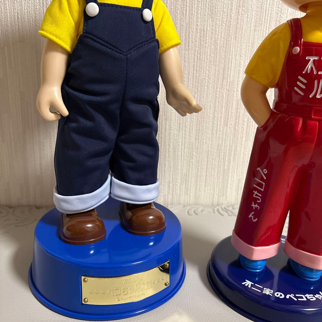 不二家　ペコちゃん人形　2体セット