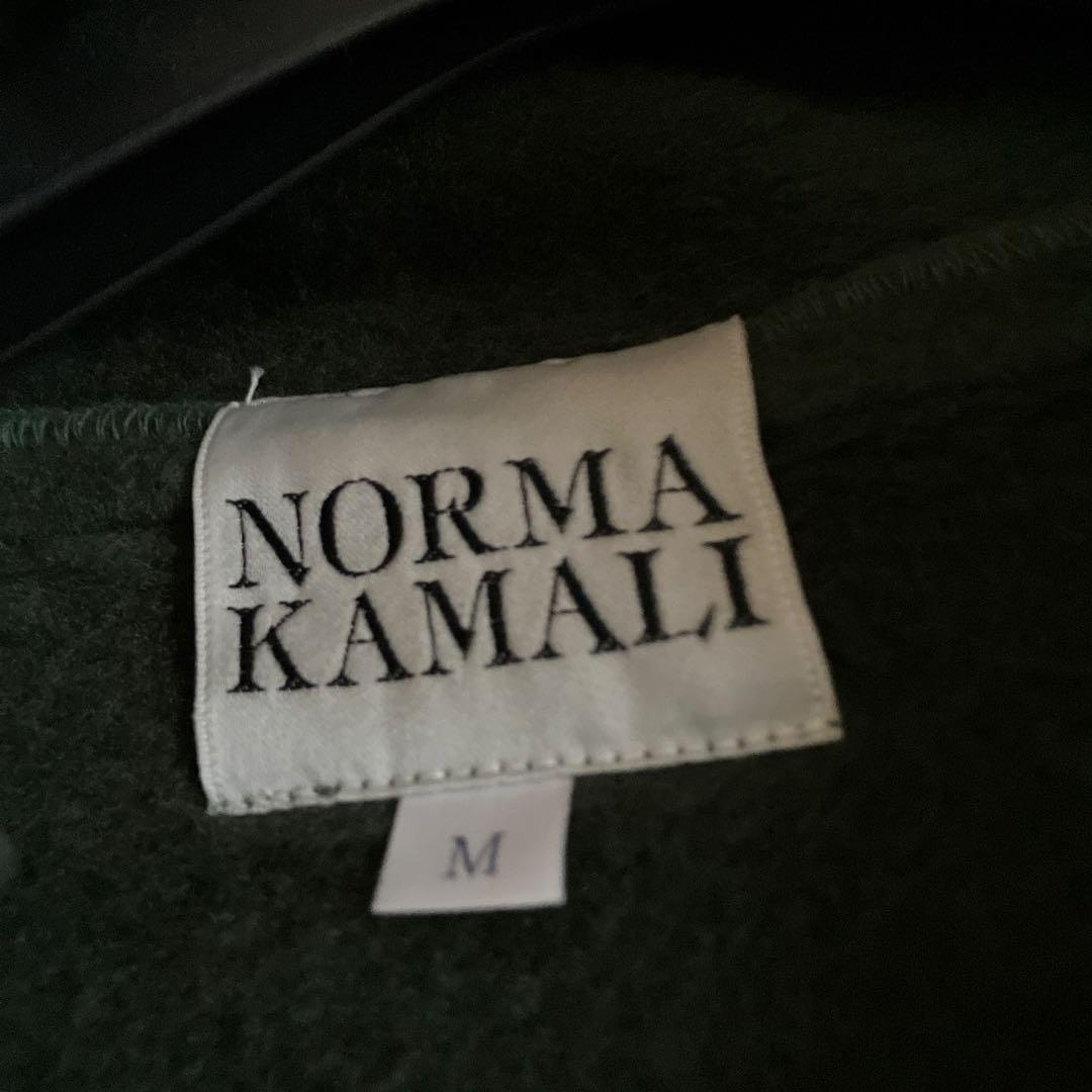 NORMA KAMALI ガウンコート裏起毛 モスグリーン