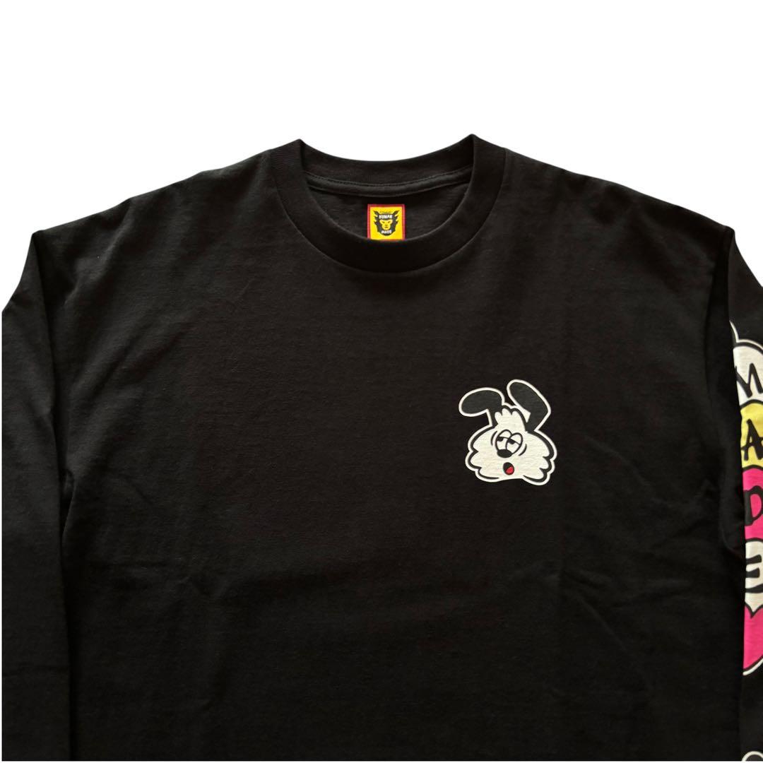 HUMAN MADE×VERDYロングスリーブTシャツ ブラック　I007