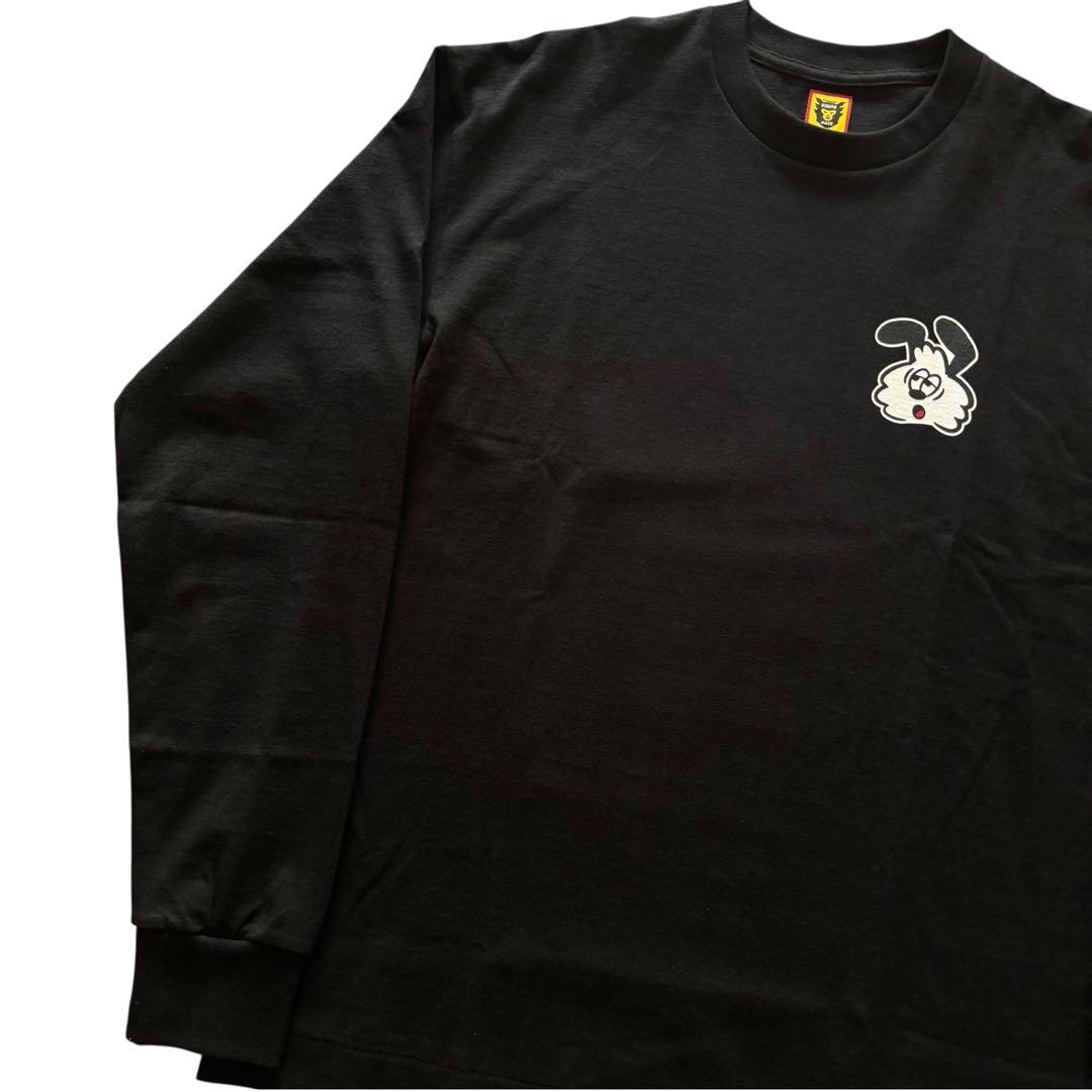 HUMAN MADE×VERDYロングスリーブTシャツ ブラック　I007