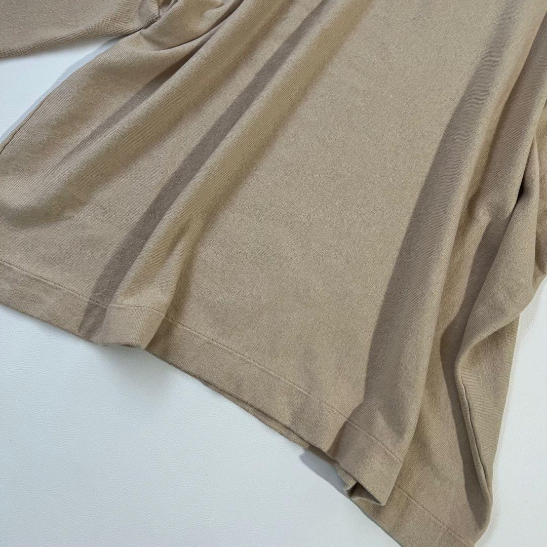 良品　BEARDSLEY ビアズリー　ニット　ドロップショルダー　カシミヤ混　F