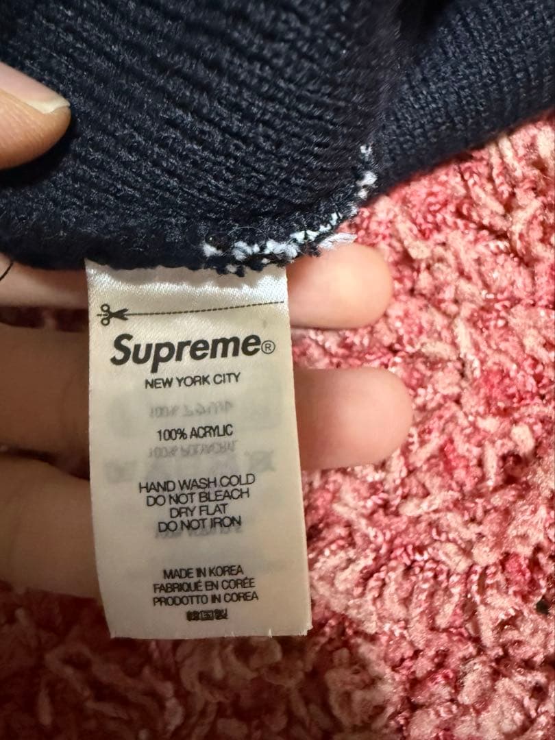Supreme FUCK MONEY ビーニー　黒