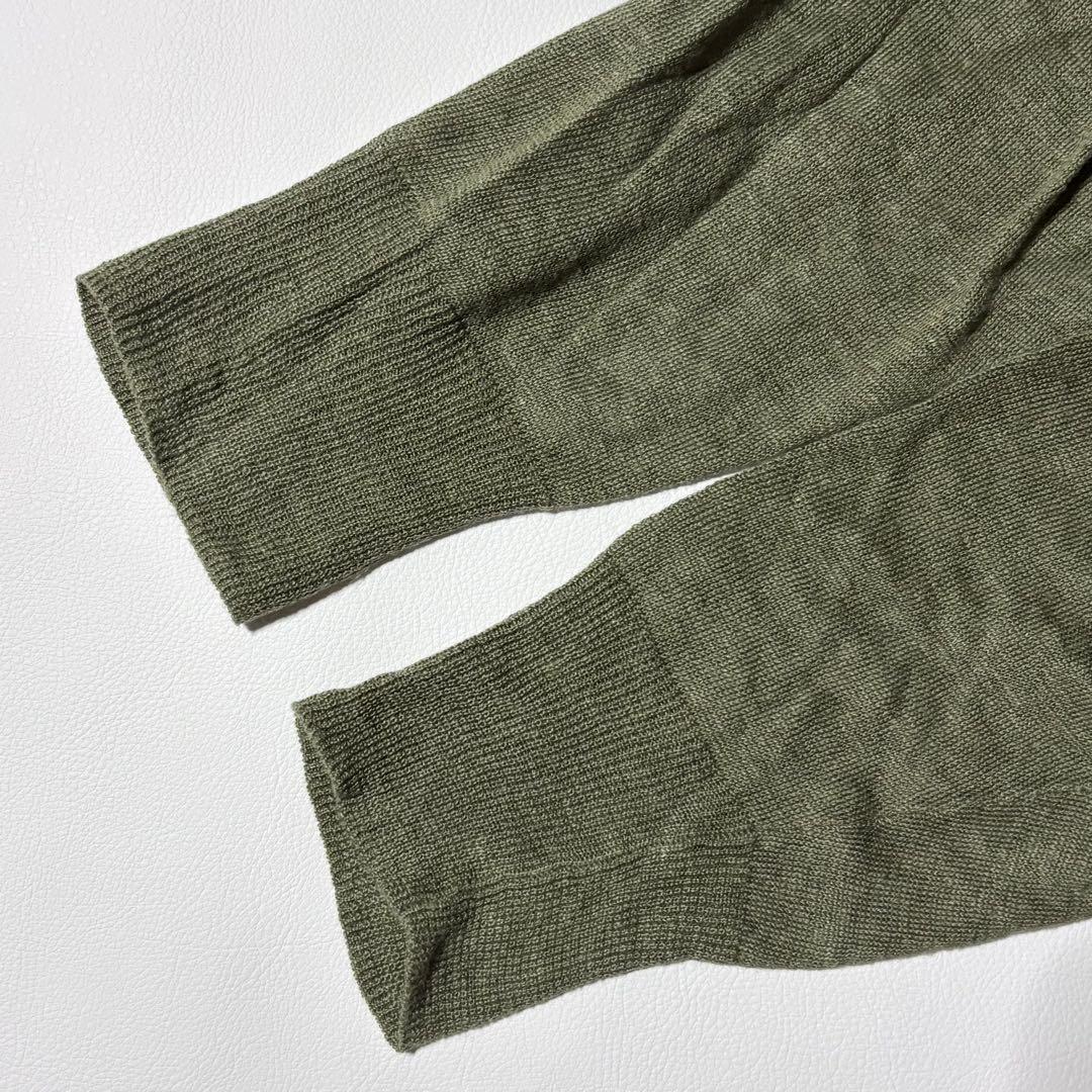 美品 MARGARET HOWELL リネンカーディガン カーキ M 日本製