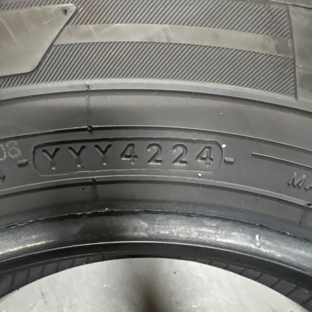 YOKOHAMA 2024年製新車外しタイヤ4本軽トラ軽バン 145/80R12