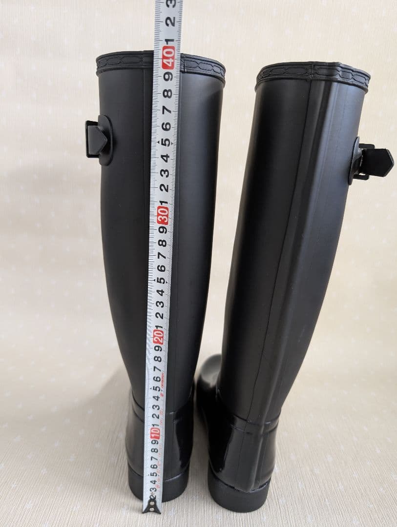 ✨️美品✨️【Hunter】 ブラック ロングブーツ 23cm
