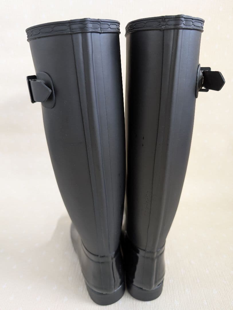 ✨️美品✨️【Hunter】 ブラック ロングブーツ 23cm
