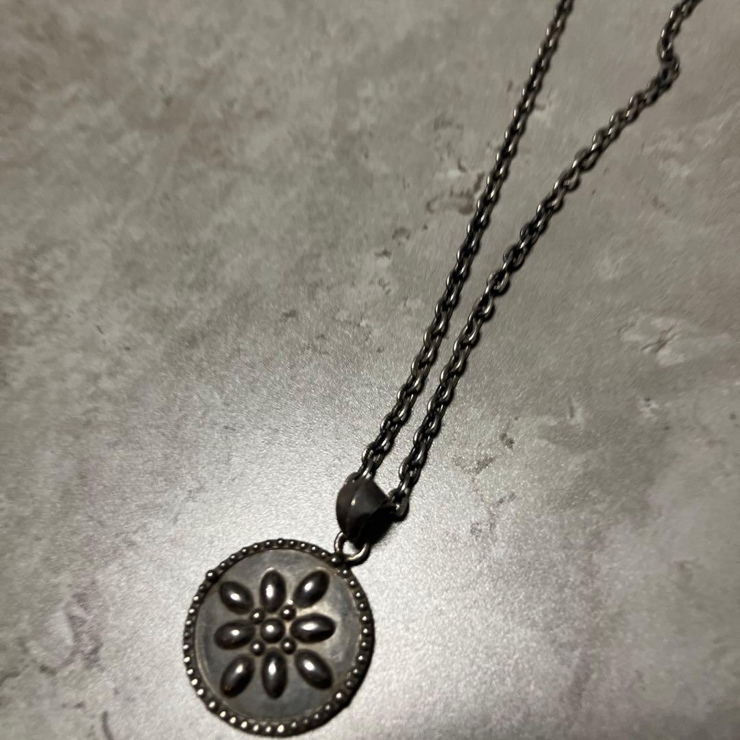 RUDE GALLERY×CHAOS DESIGN スタッズネックレス シルバー
