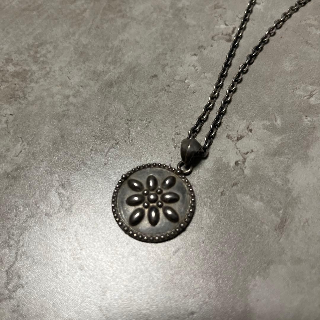 RUDE GALLERY×CHAOS DESIGN スタッズネックレス シルバー
