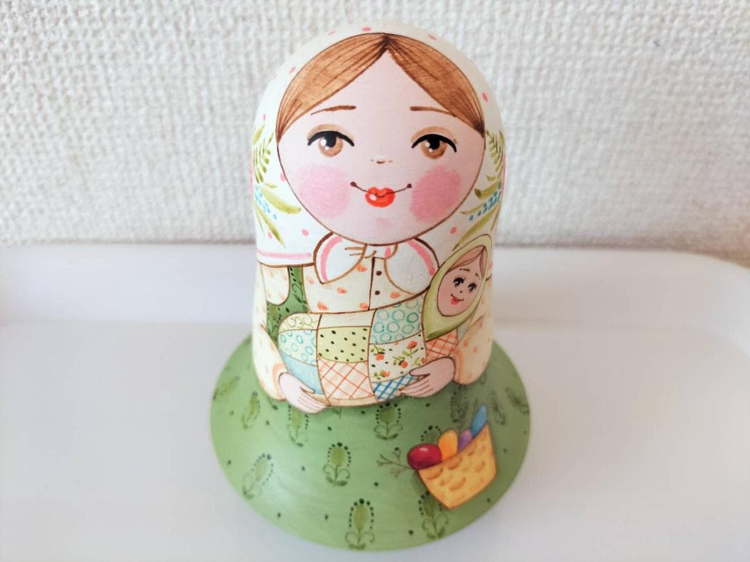 【IBN070】北欧ロシア雑貨の起き上がりこぼし イワンツォワ　赤ちゃん