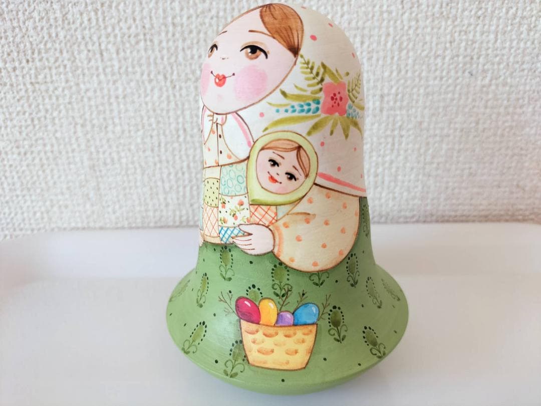 【IBN070】北欧ロシア雑貨の起き上がりこぼし イワンツォワ　赤ちゃん