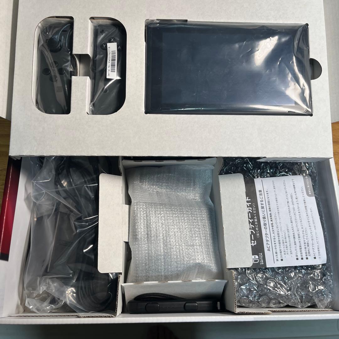Nintendo Switch 本体 グレー　箱あり　おまけ付き