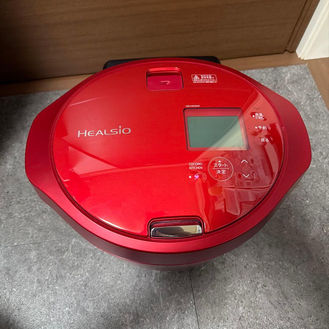 ほぼ未使用品　SHARP　シャープ ヘルシオ　ホットクック　KN-HW24G-R