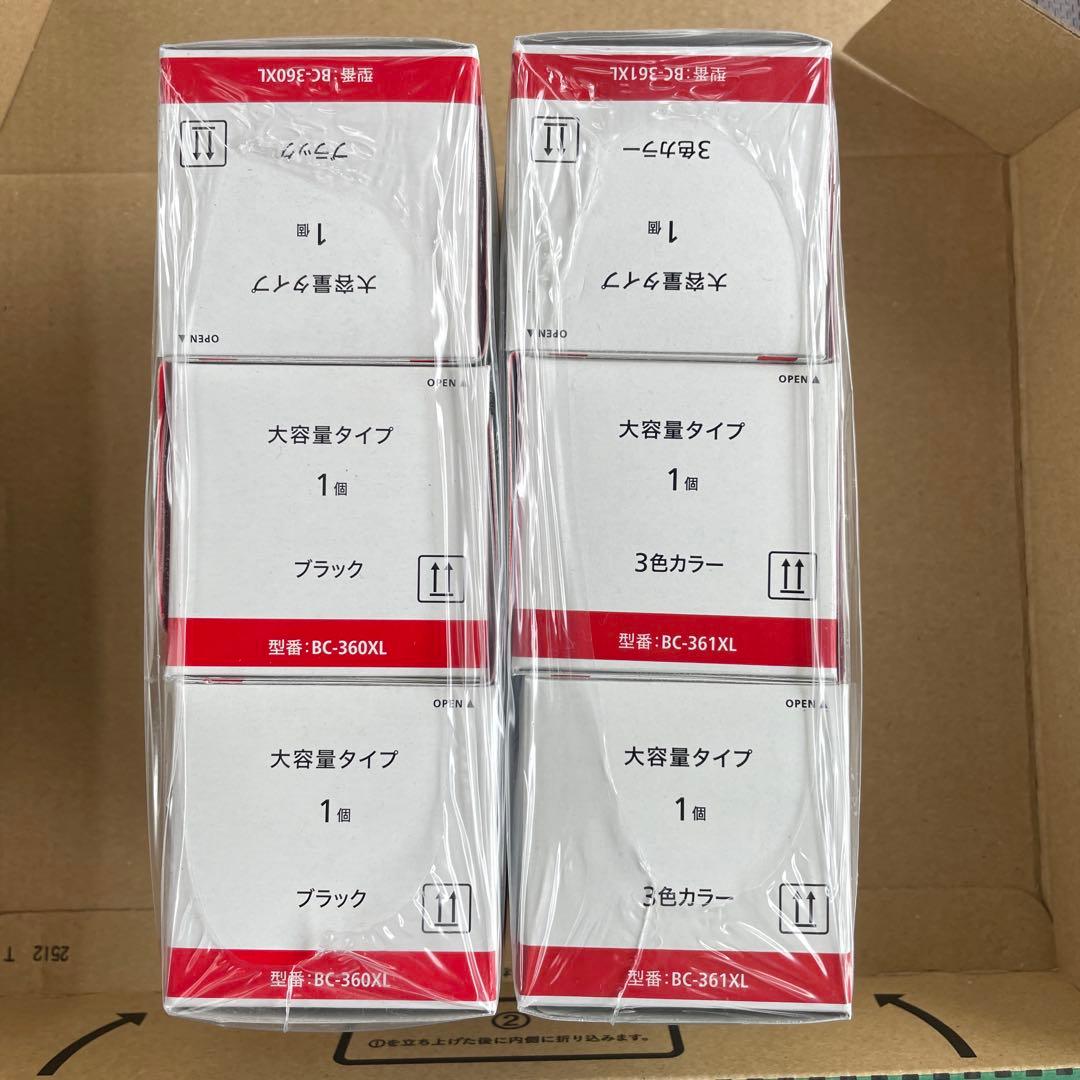 未使用Canon 純正インク 6個セット　BC-360XL・BC-361XL