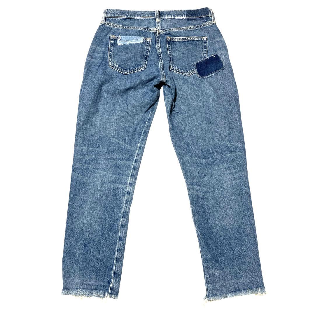 定価6万！ポロラルフローレン　パッチワークデニム ウォッシュド カットオフ　赤耳