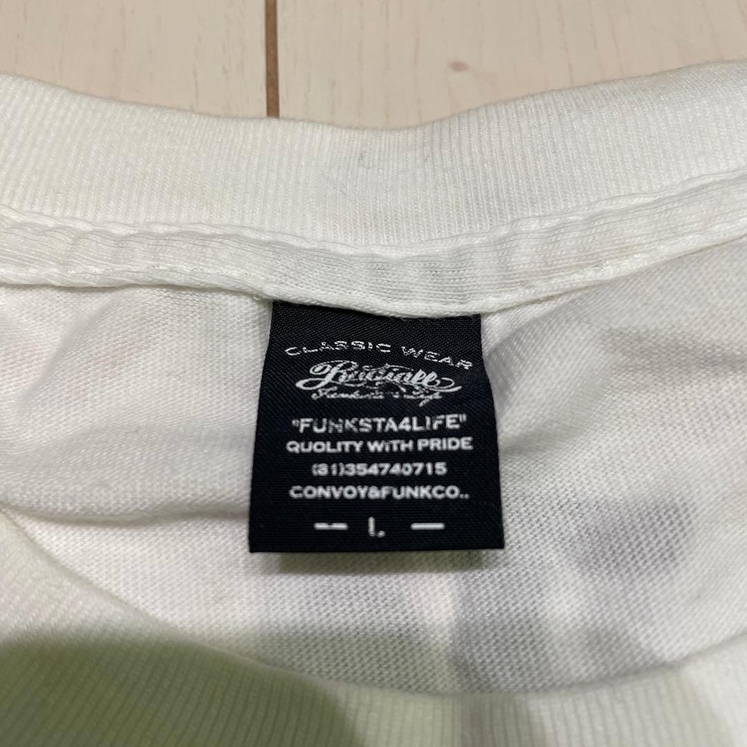 Raddiall スカル グラフィック Tシャツ ホワイト