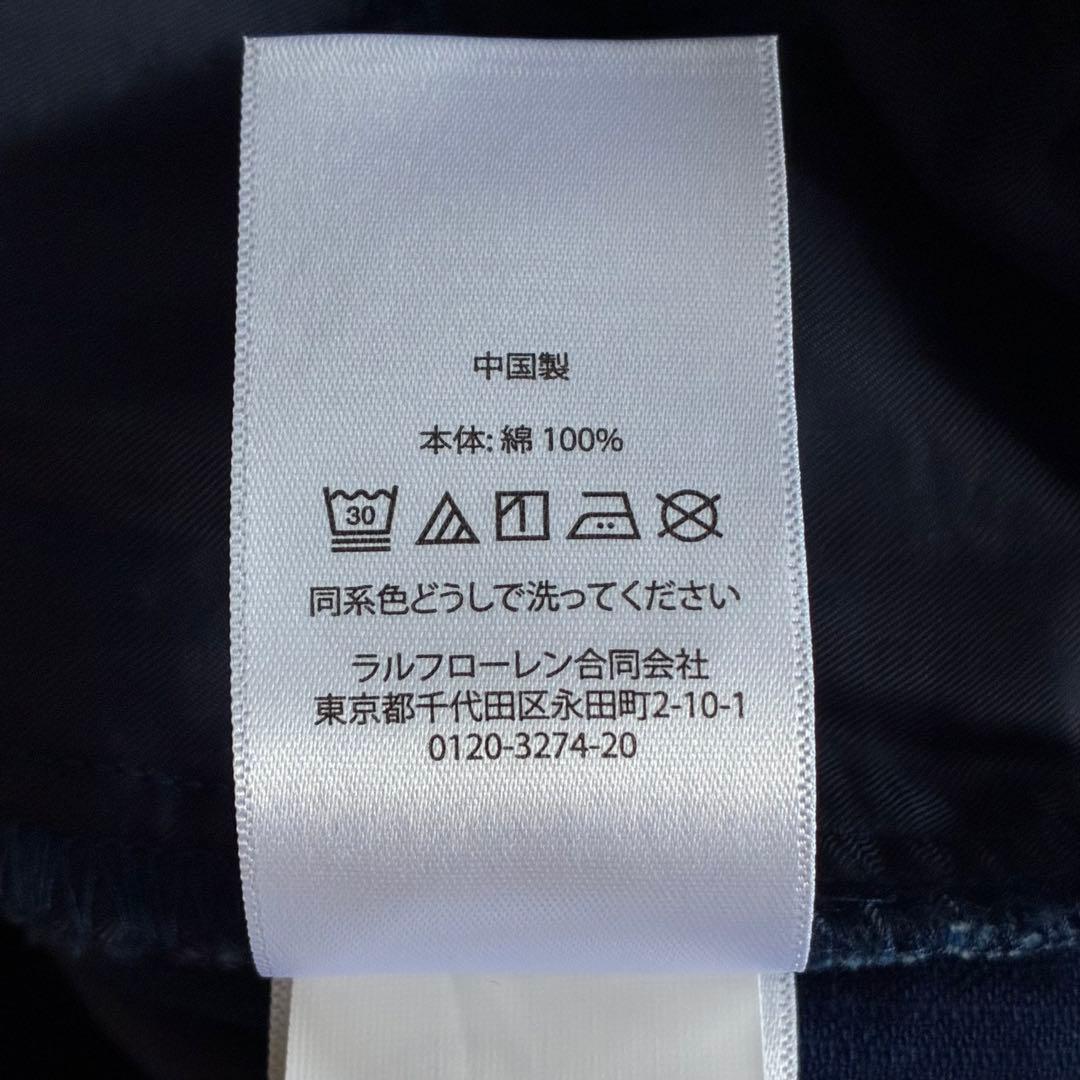 【新品】ラルフローレン 極太コーデュロイパンツ ネイビーブルー 近年物 QRタグ