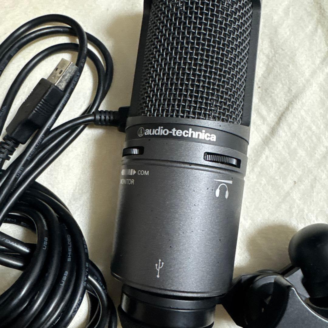 audio-technica AT2020USB+コンデンサーマイクスタンド