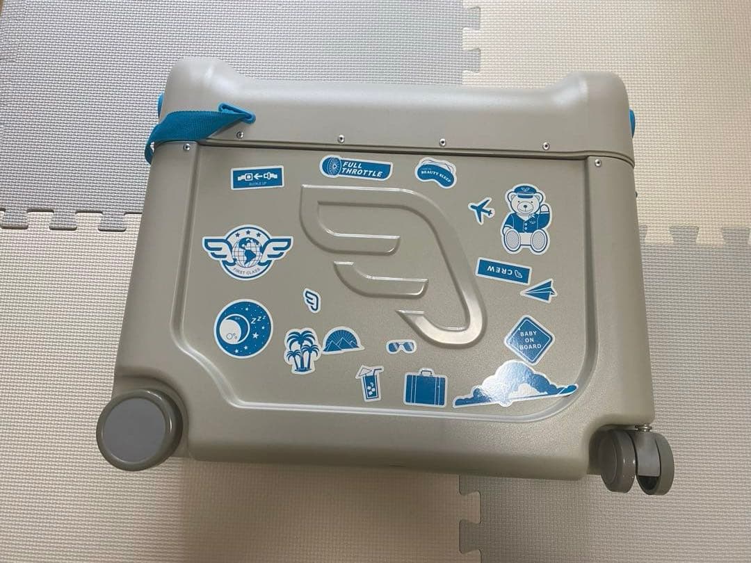ジェットキッズ 青色　子供用キャリーケース