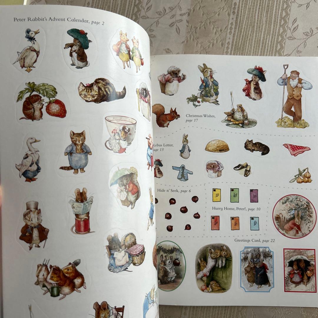 洋書　絵本　ピーターラビット　ポストカード　英国展　シール　児童書　英語