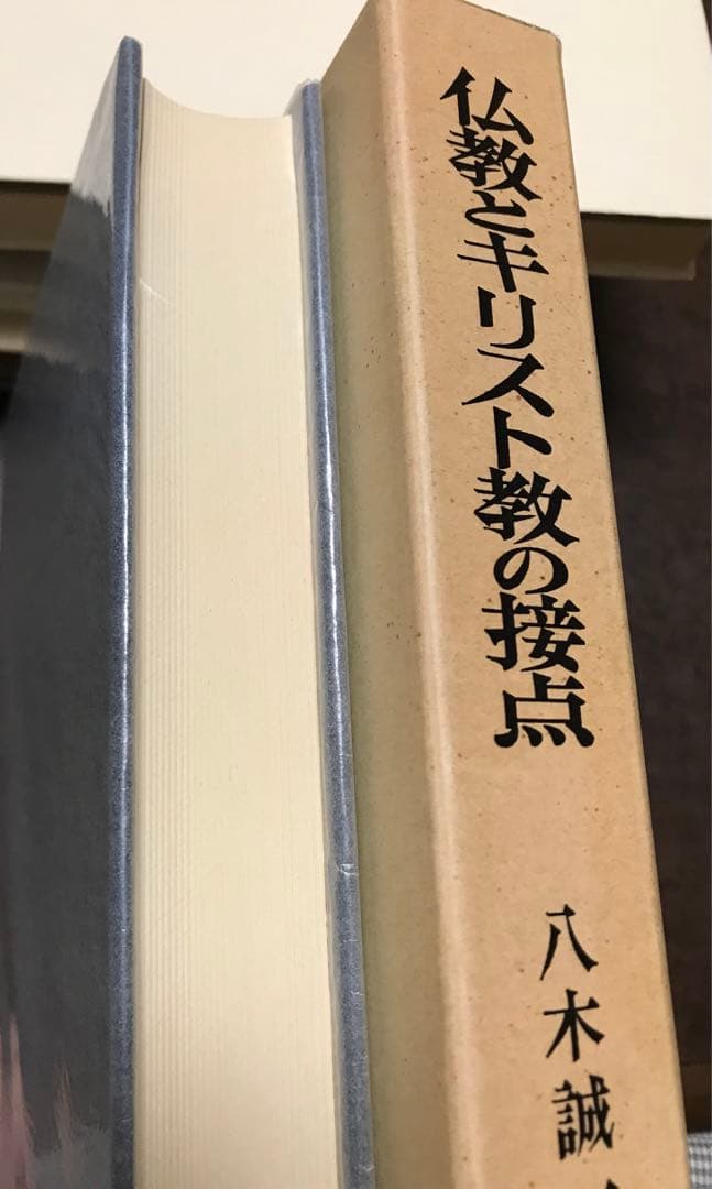 仏教とキリスト教の接点　八木誠一　函　法蔵館　鉛筆薄線引き