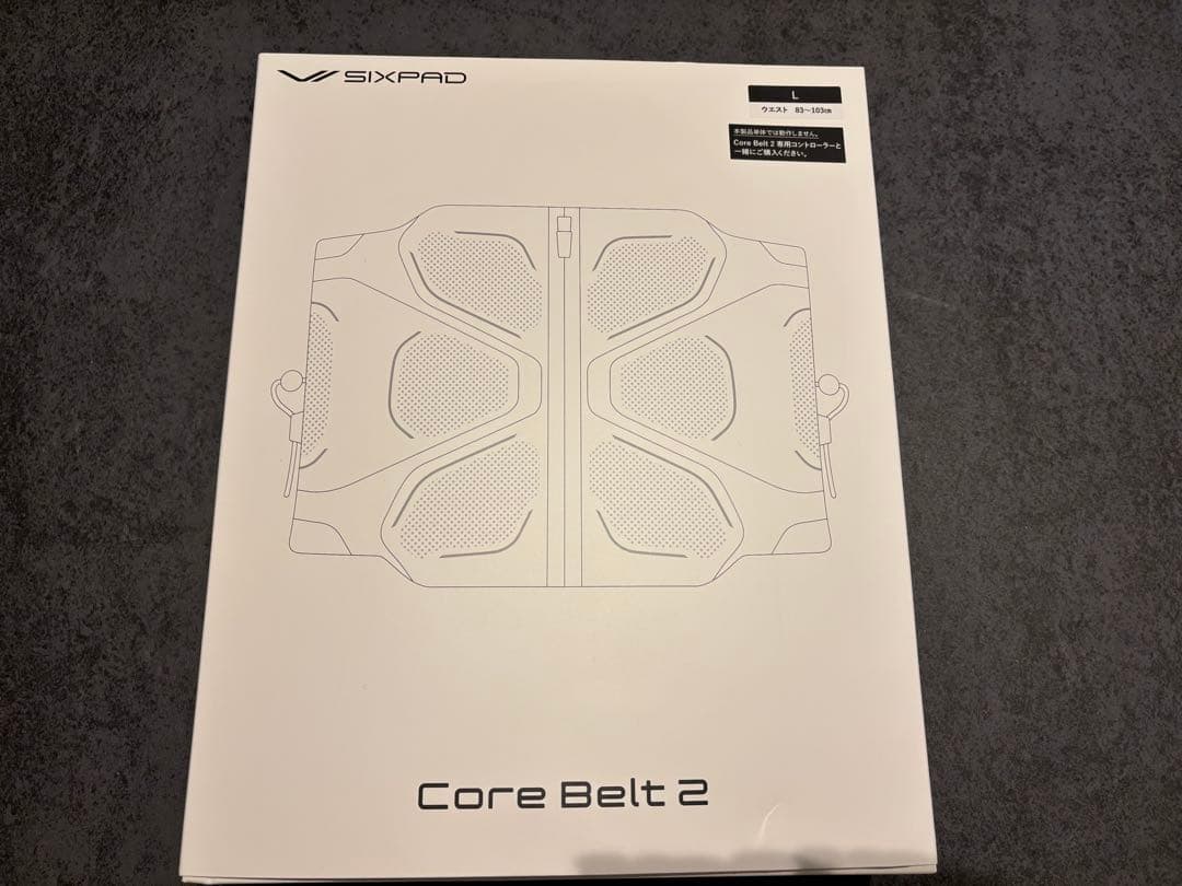 【美品】SIXPAD Core Belt Lサイズ　専用コントローラー付き