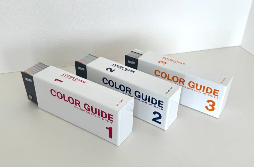 DIC COLOR GUIDE Ver.20 1・2・3セット 箱付き 美品