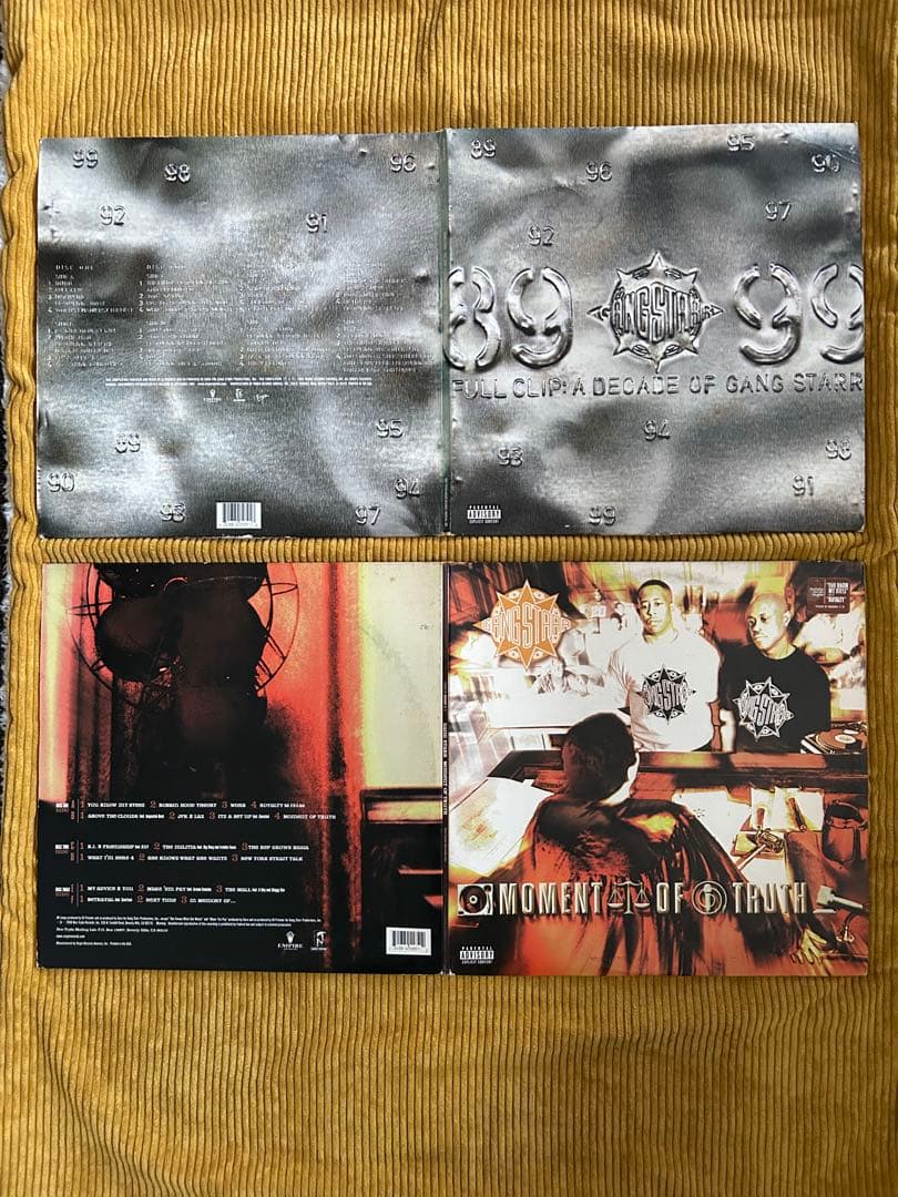 Gang Starr アルバム2タイトル　HIPHOP レコード