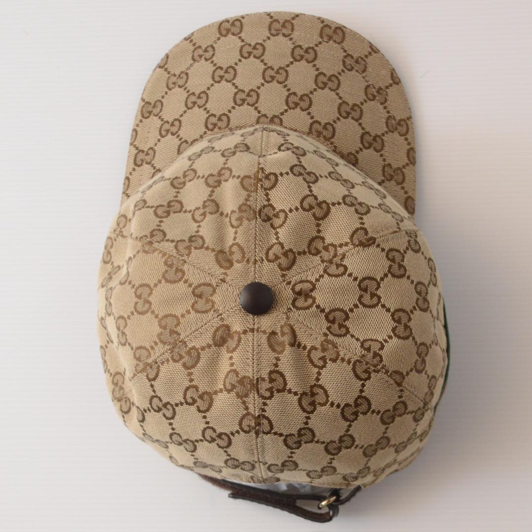 GUCCI/グッチ キャップ GG柄キャンバス シェリーライン200035/XL