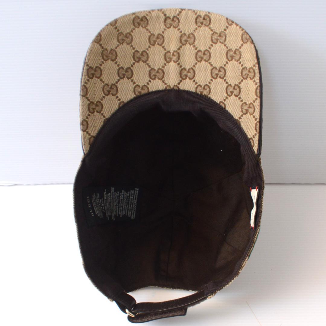 GUCCI/グッチ キャップ GG柄キャンバス シェリーライン200035/XL